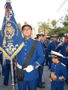 La banda que acompao al Cristo de la Expiracion fue la agrupacion musical San Juan de Jerez  